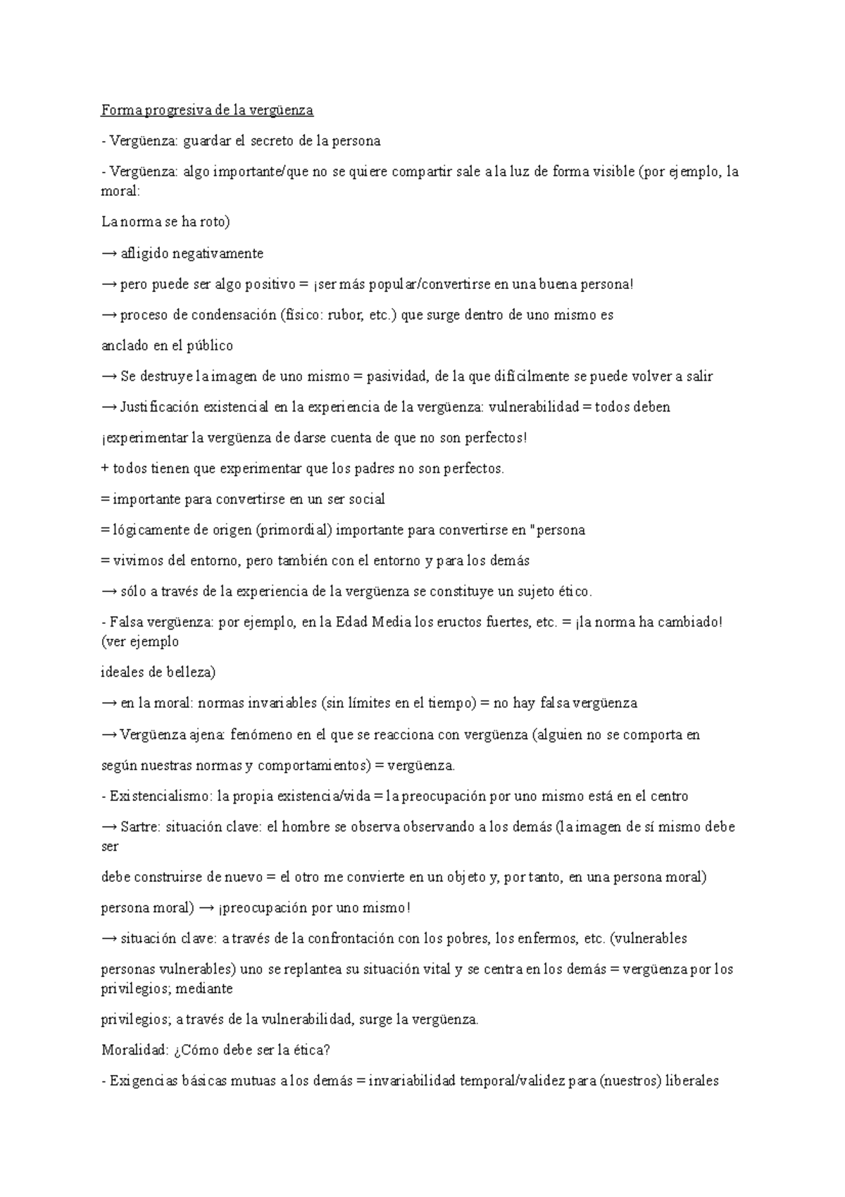Forma progresiva de la vergüenza - Forma progresiva de la vergüenza ...