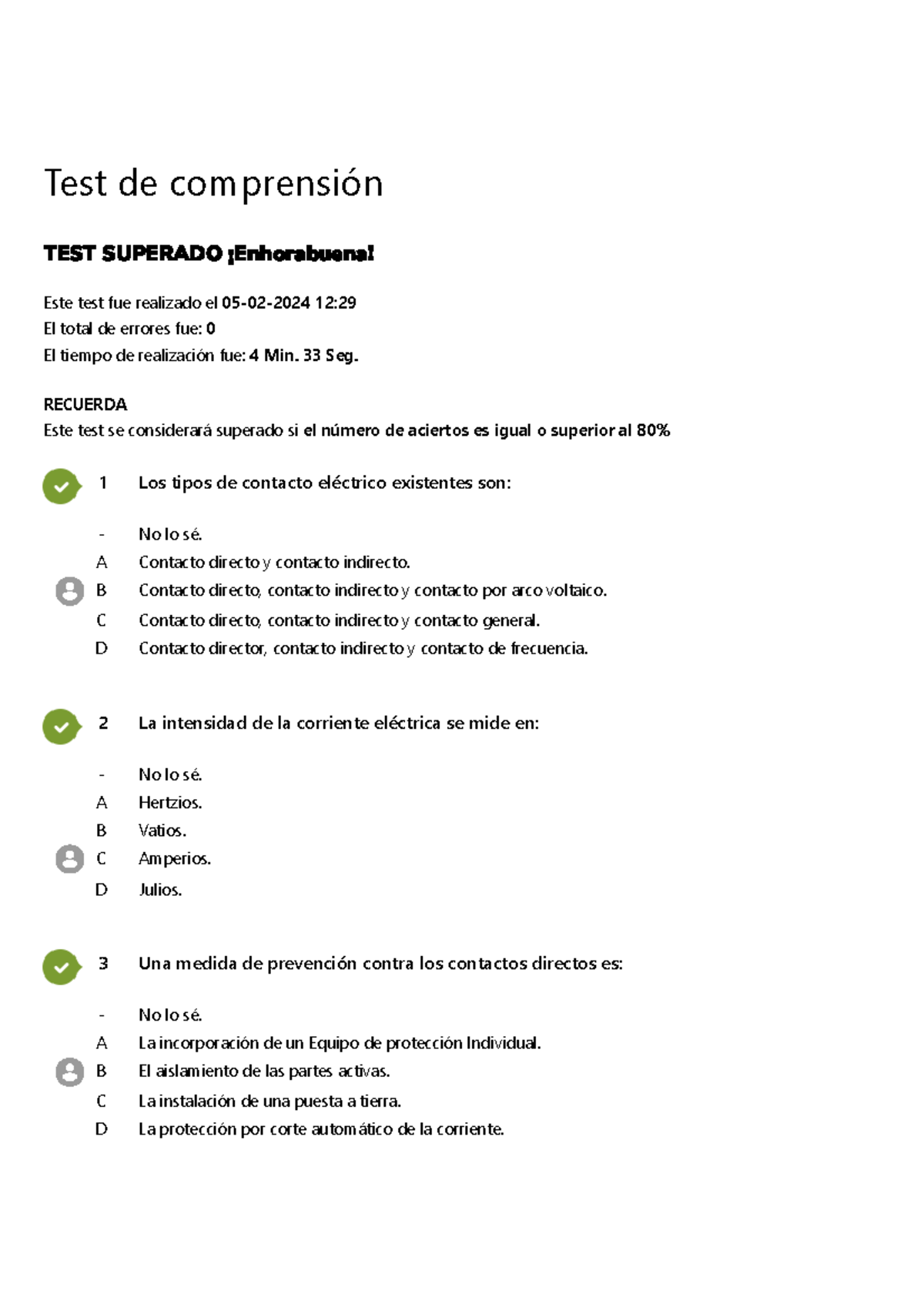 Test ok 2 - Test del módulo 2 sin errores - Test de comprensión TEST ...