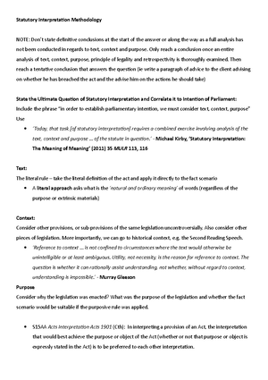 UNSW Law Justice Assessment Procedure and Student Information (2021 ...