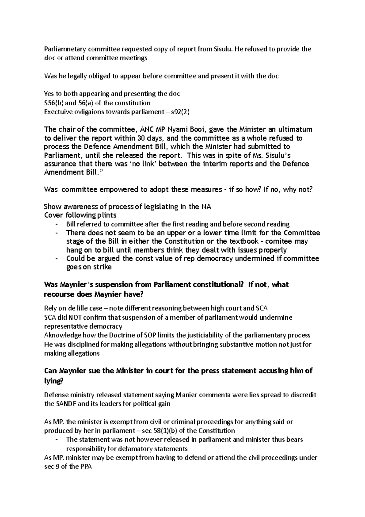 Con law revision full summary of con law cases