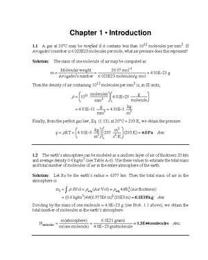 Chapter 6 SM - Solution - Chapter 6 • Viscous Flow In Ducts P6 An ...