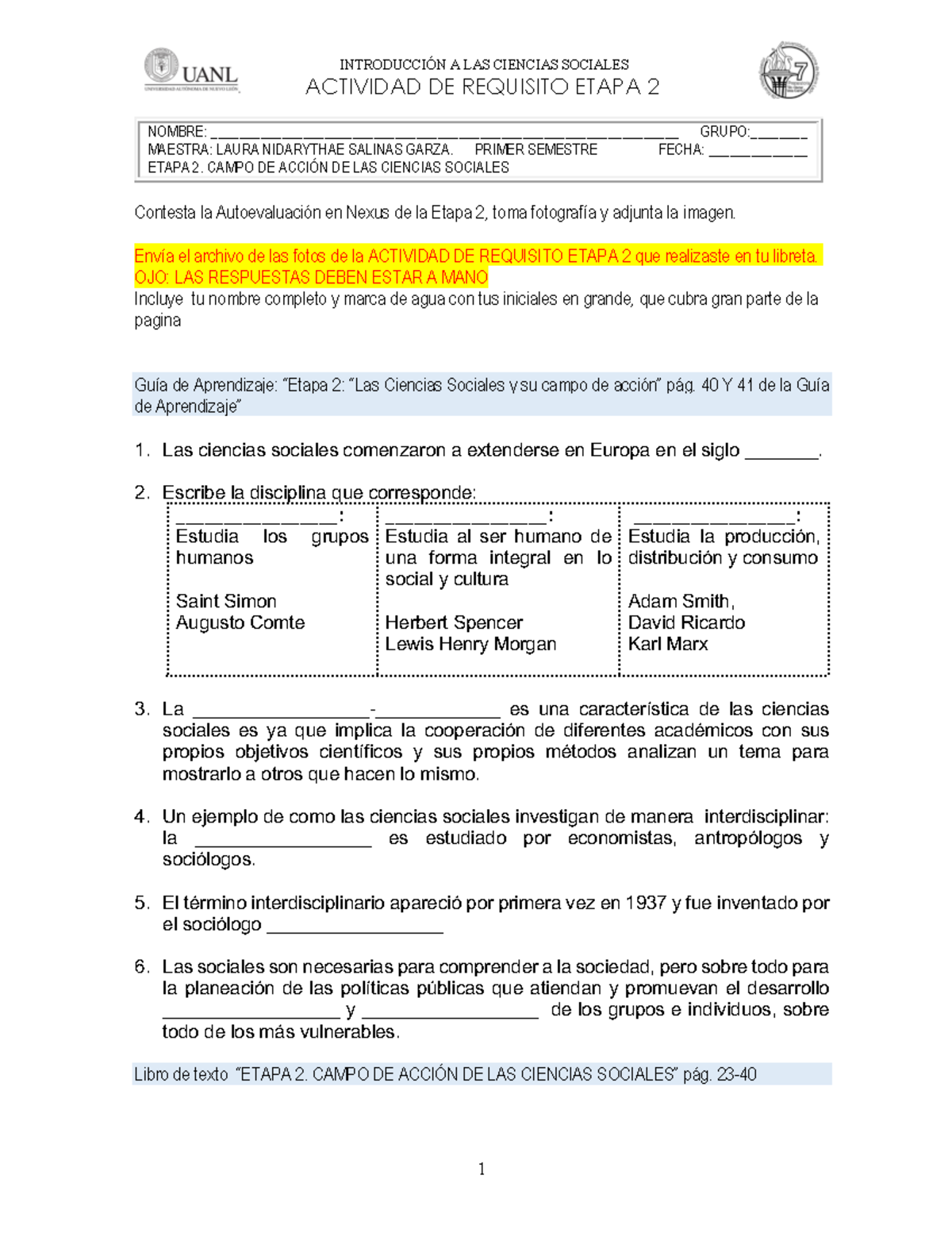 ACT DE Requisito ISC ET2 - ACTIVIDAD DE REQUISITO ETAPA 2 NOMBRE: - Studocu