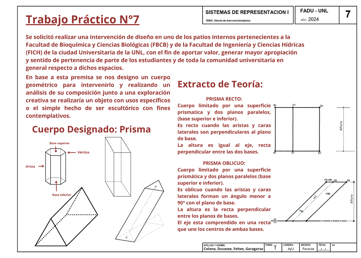 Muerte a representacion - Base inferior Base superior Arista Vértice ...