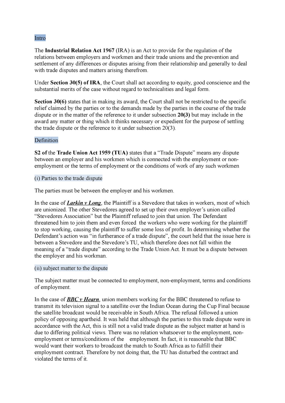 industrial-disputes-intro-the-industrial-relation-act-1967-ira-is