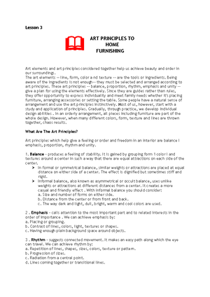 History of Interior Design - Lesson 1 An Introduction to the Interior ...