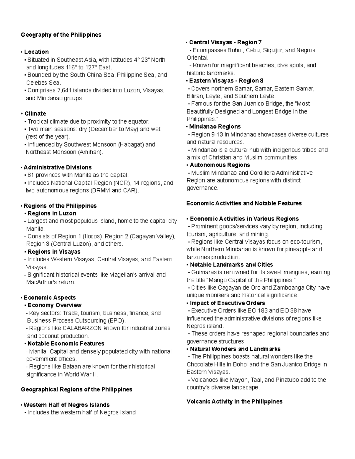 RIPH - Geography of the Philippines • Location • Situated in Southeast ...