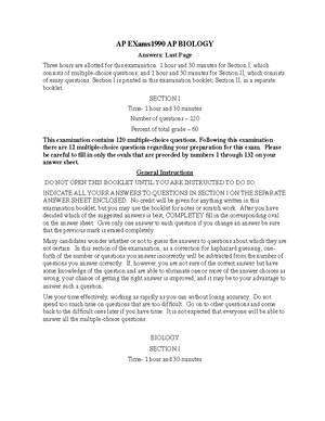 AP Bio 2008 MCQ s - Past exams for practice - Moleular Biology - Studocu