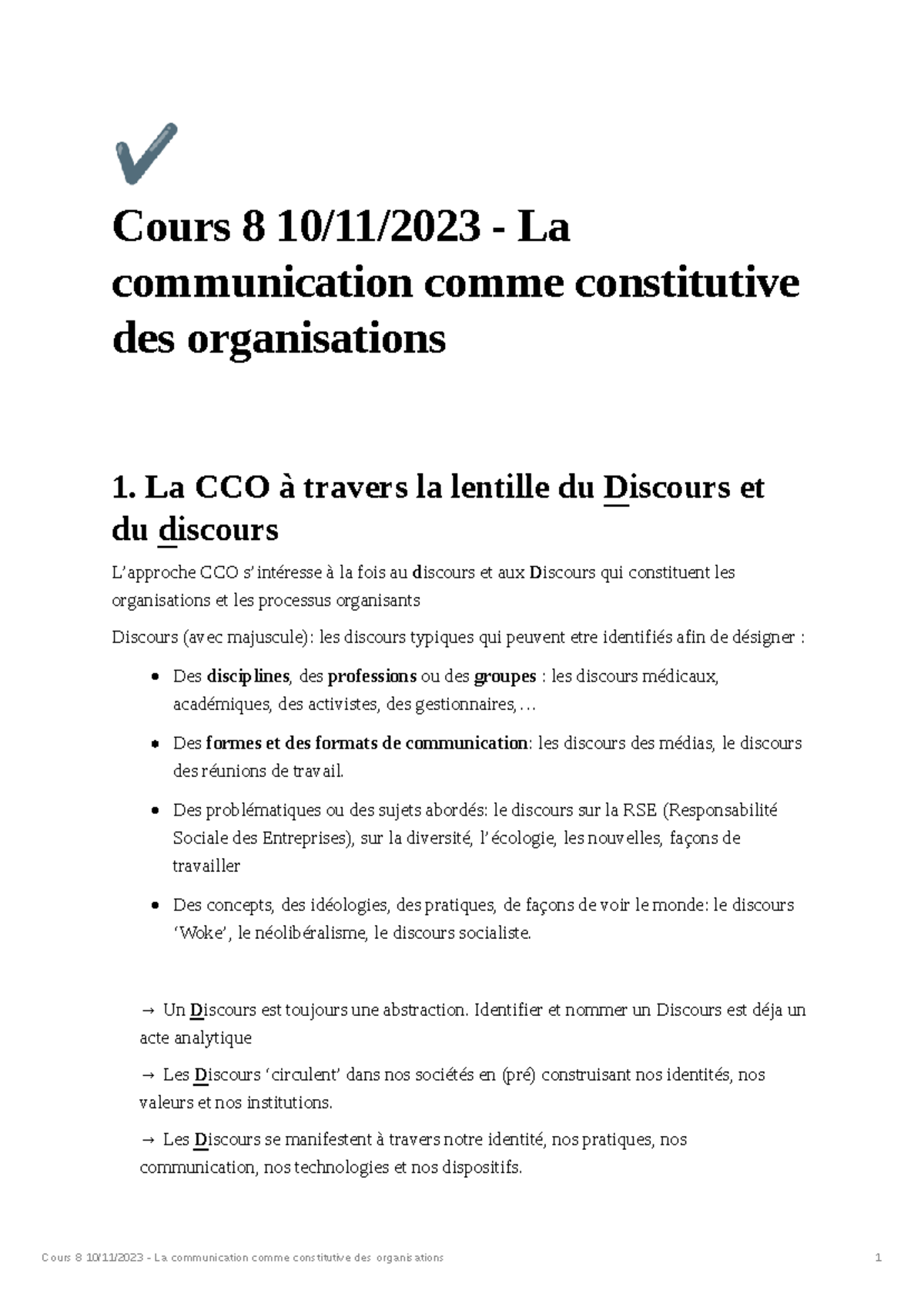 eeeeeeeeeeeeeeee - Cours 8 10/11/2023 - La communication comme ...