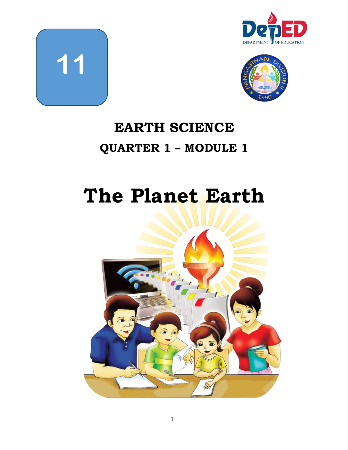 Module-1 - Much informative - EARTH SCIENCE QUARTER 1 – MODULE 1 The ...