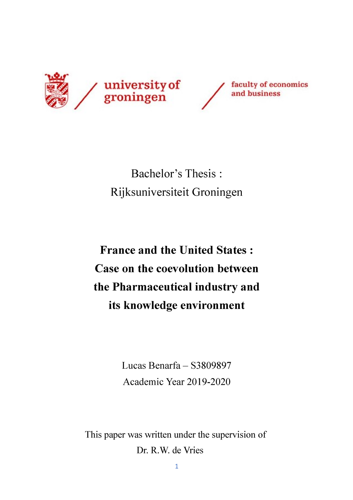 bachelor thesis french