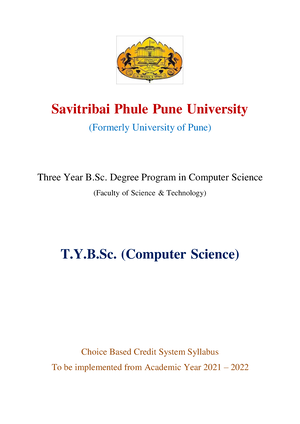 Solve No 1 - Practice Material - Bsc (computer Science) - SPPU - Studocu