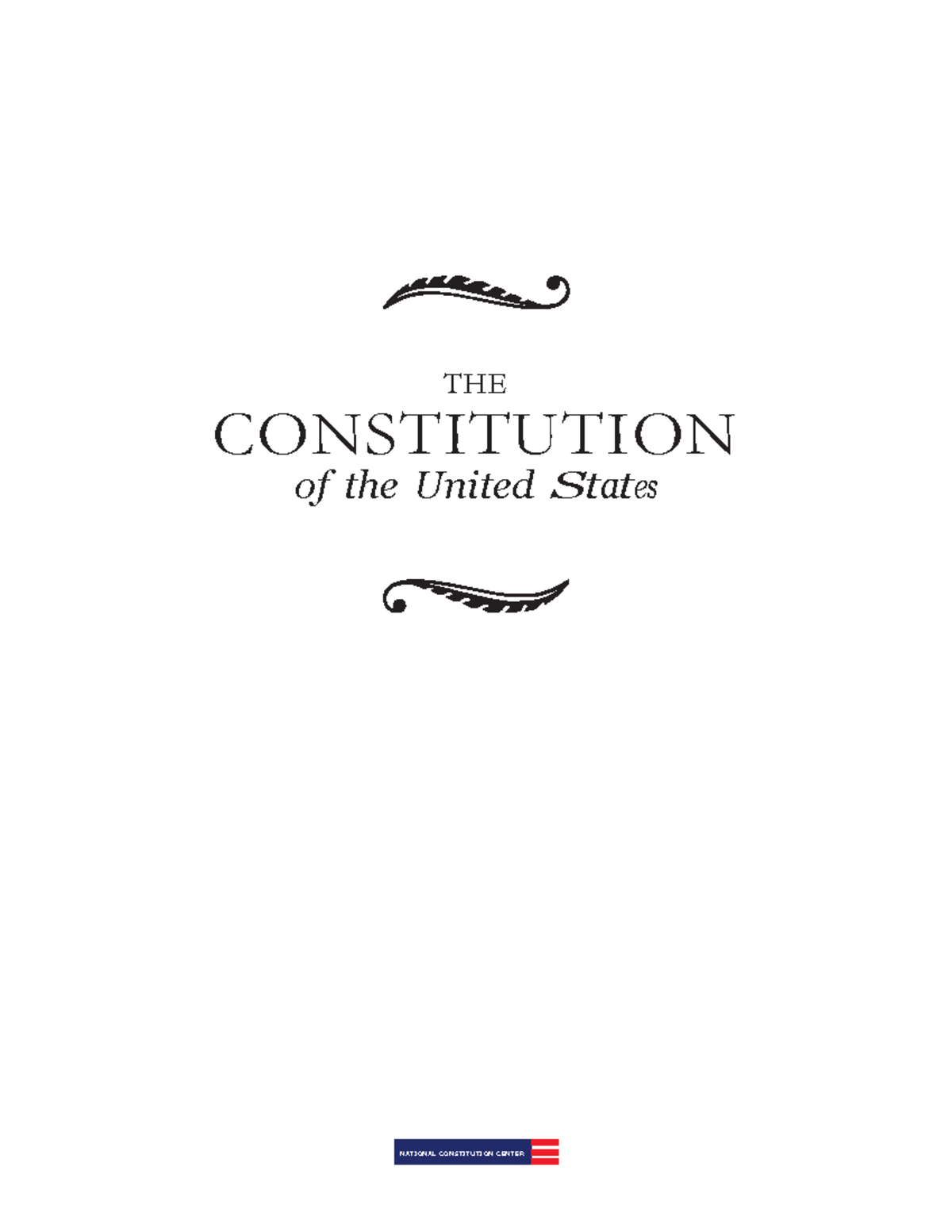 Us constitution full text(pdf) NATIONAL CONSTITUTION CENTER THE