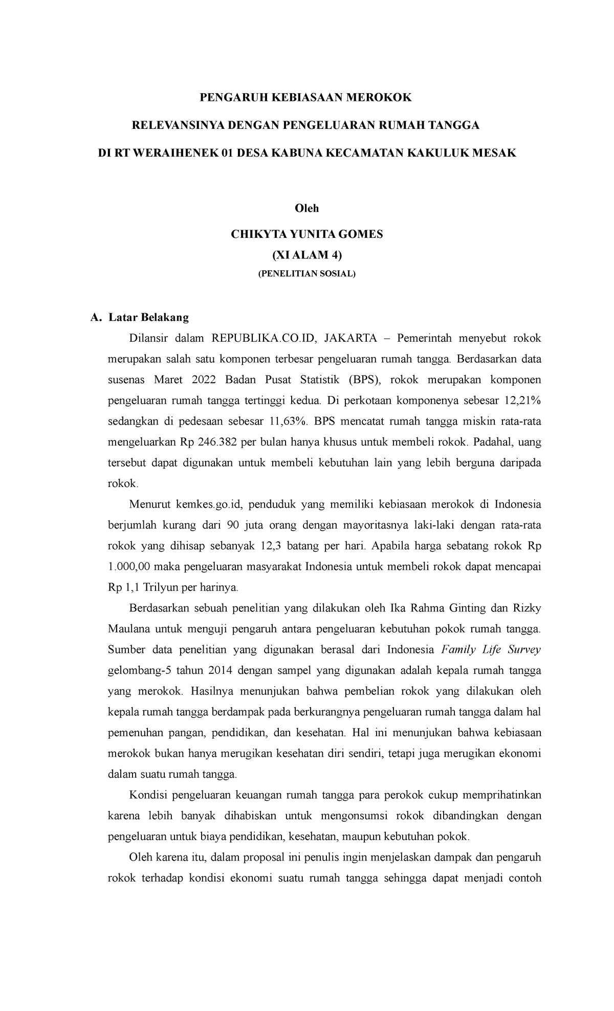 proposal-kk-2-pengaruh-kebiasaan-merokok-relevansinya-dengan