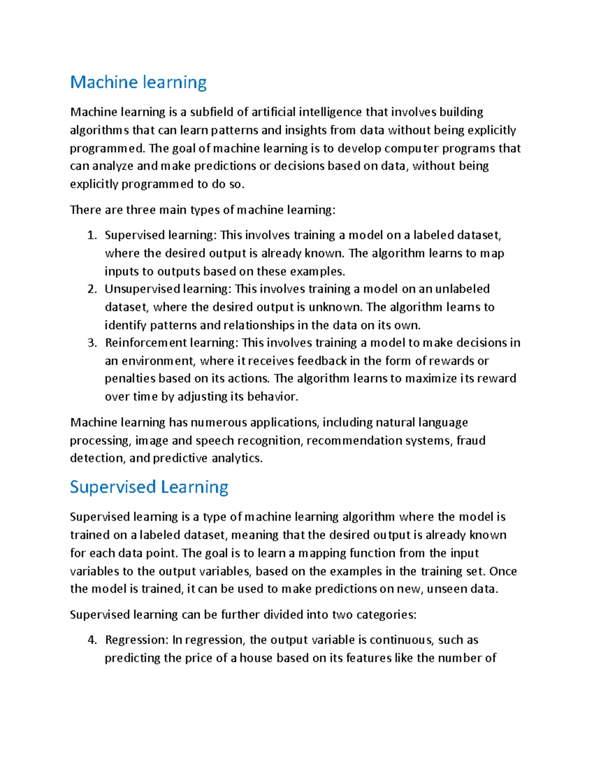 Document 34 (29) - Bob - Machine learning Machine learning is a ...