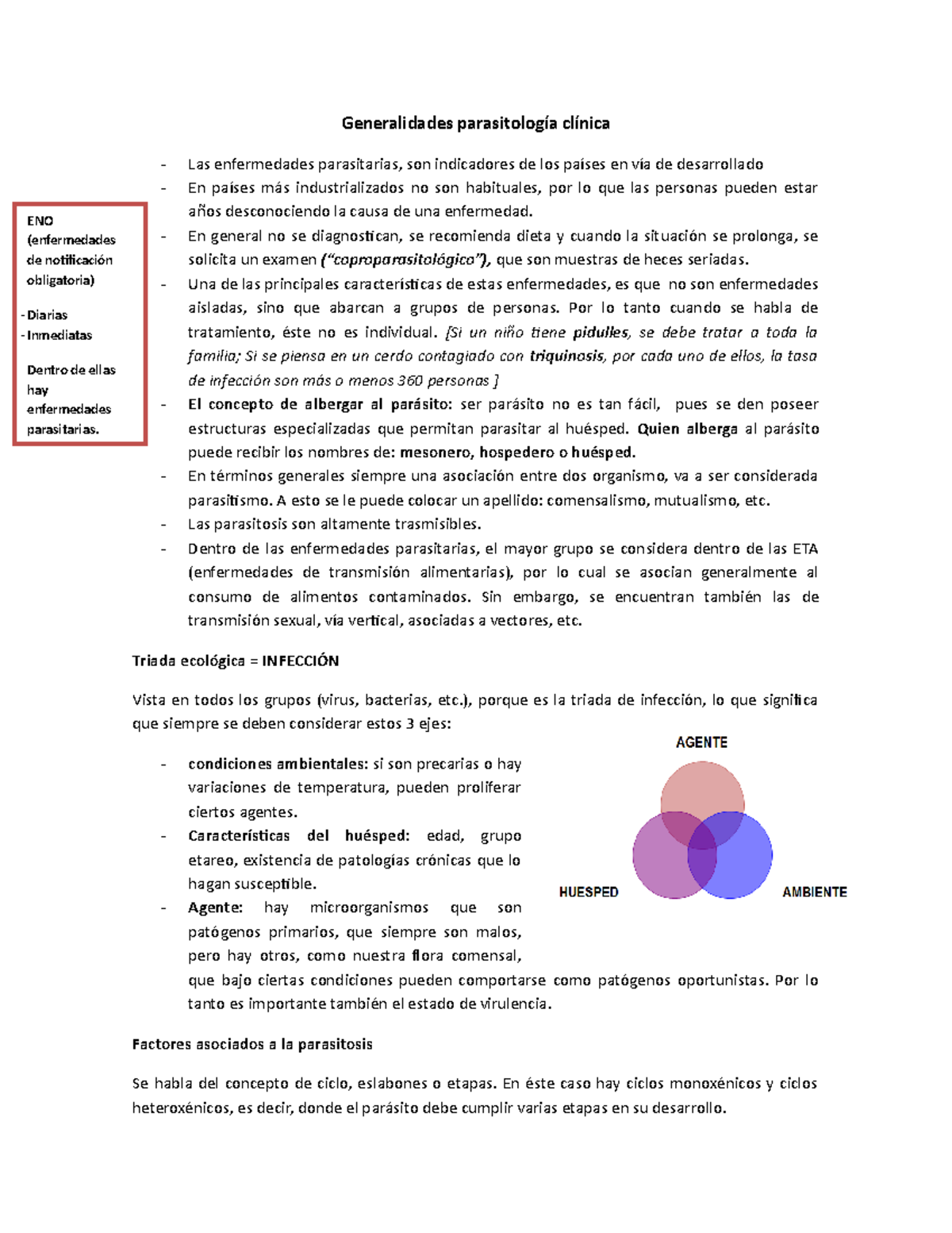 que son las enfermedades parasitarias ejemplos