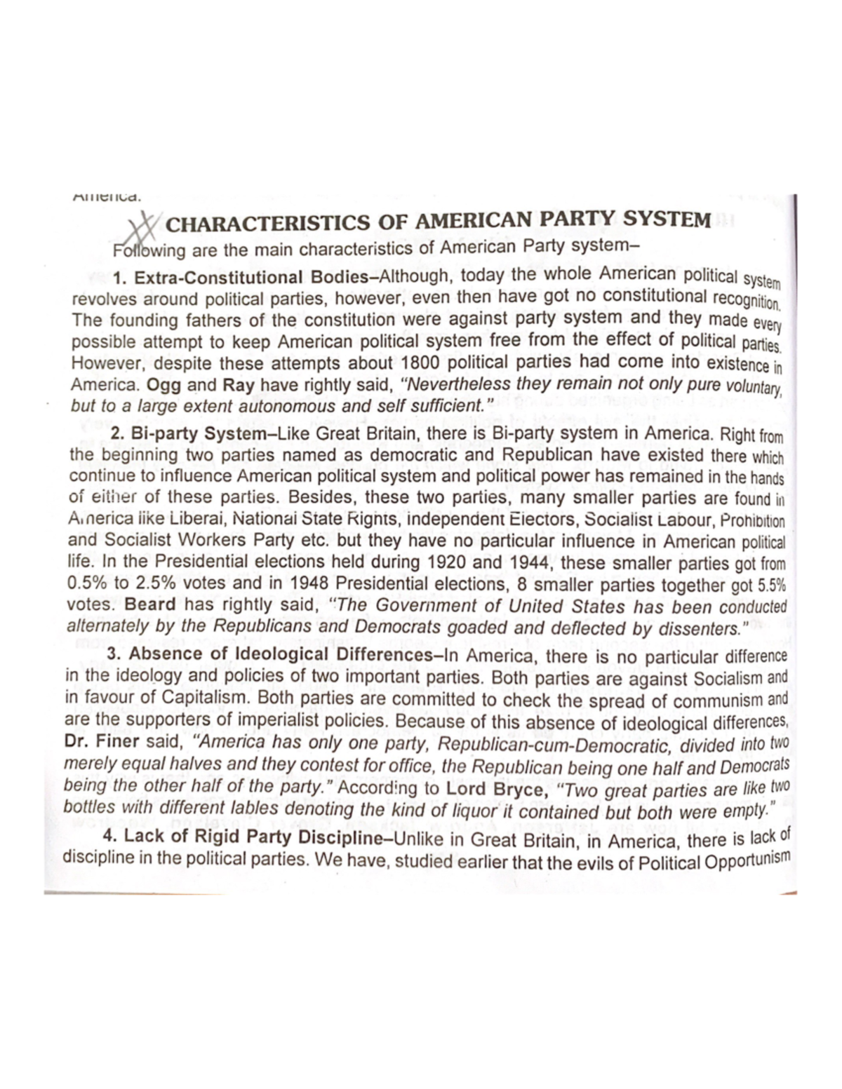 party system research paper