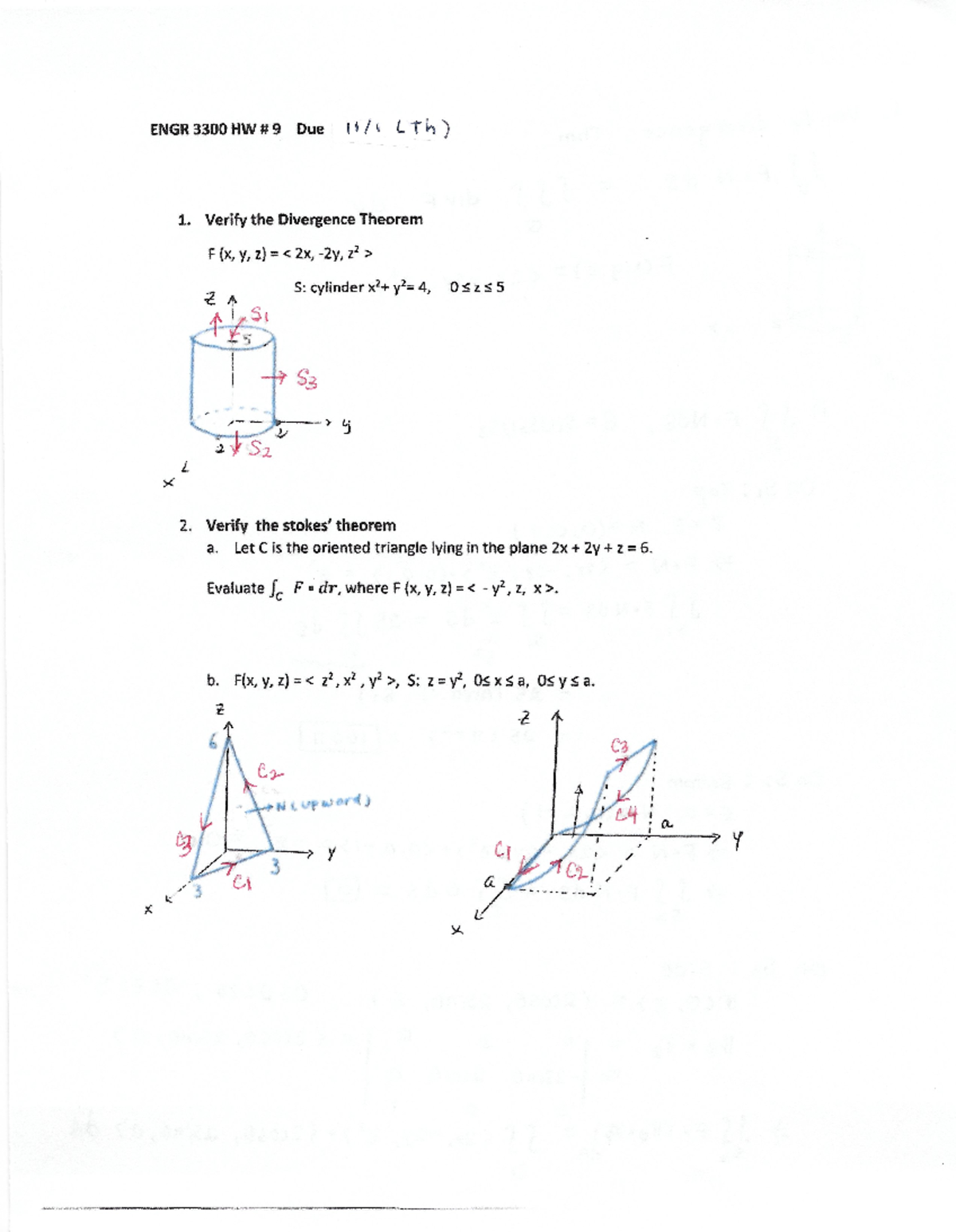 2018-advanced engineering math(engr3300)-hwk 9 - ENGR 3300 - Studocu