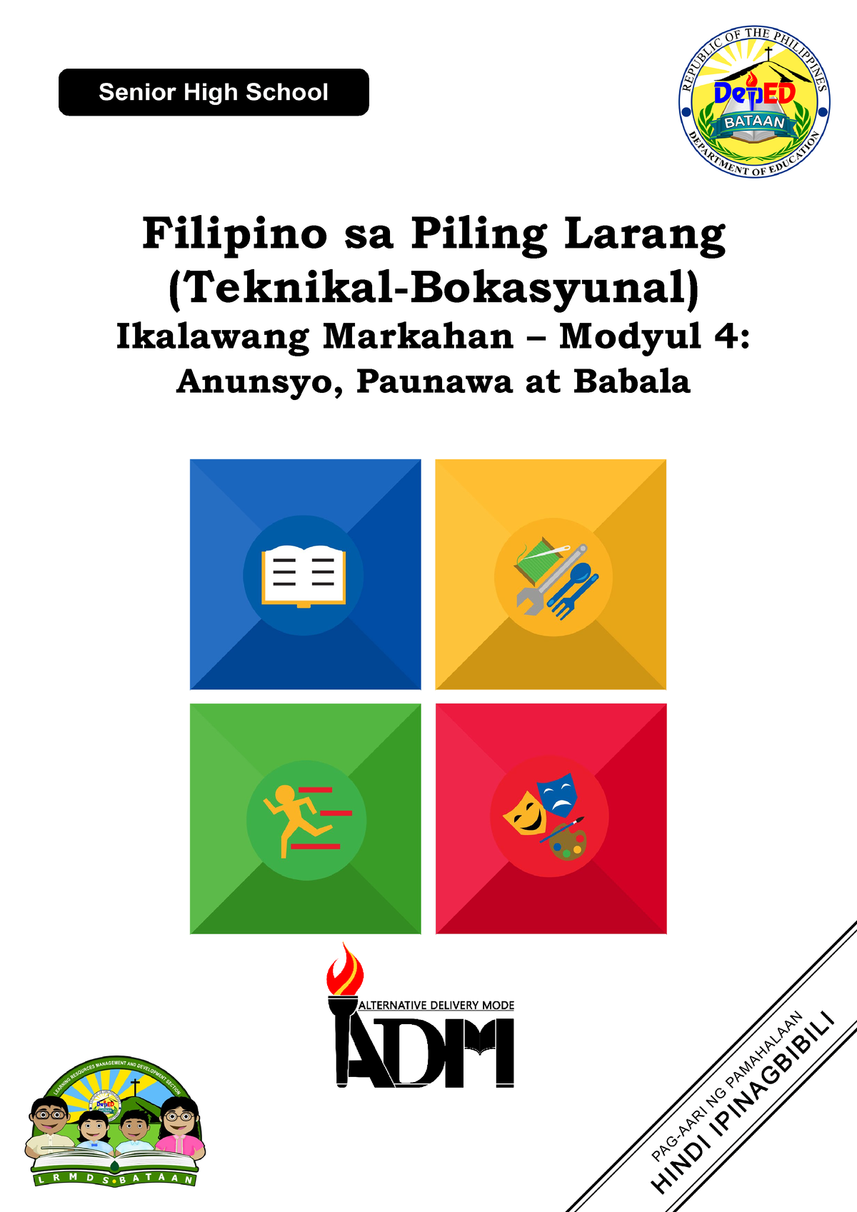 Piling Larang-Tekbok Q2 Module 9 - Filipino Sa Piling Larang (Teknikal ...