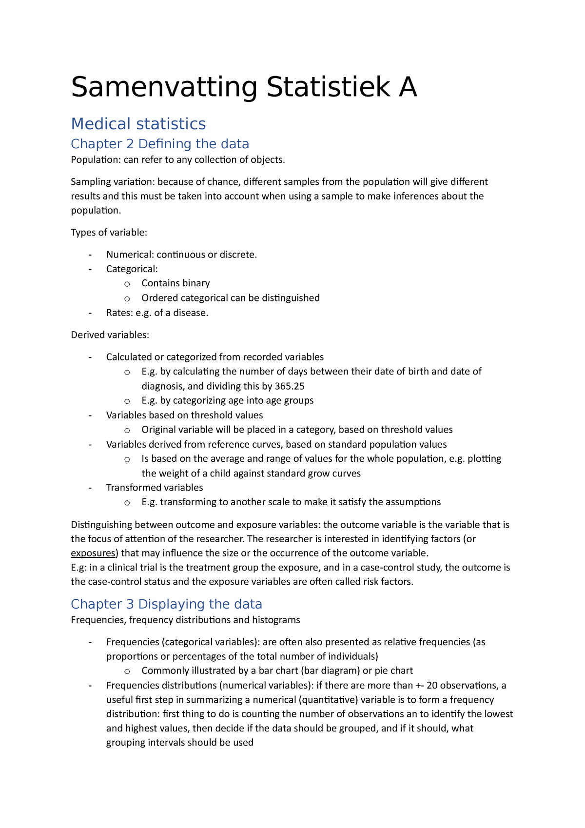 On the risks of categorizing a continuous variable (with an