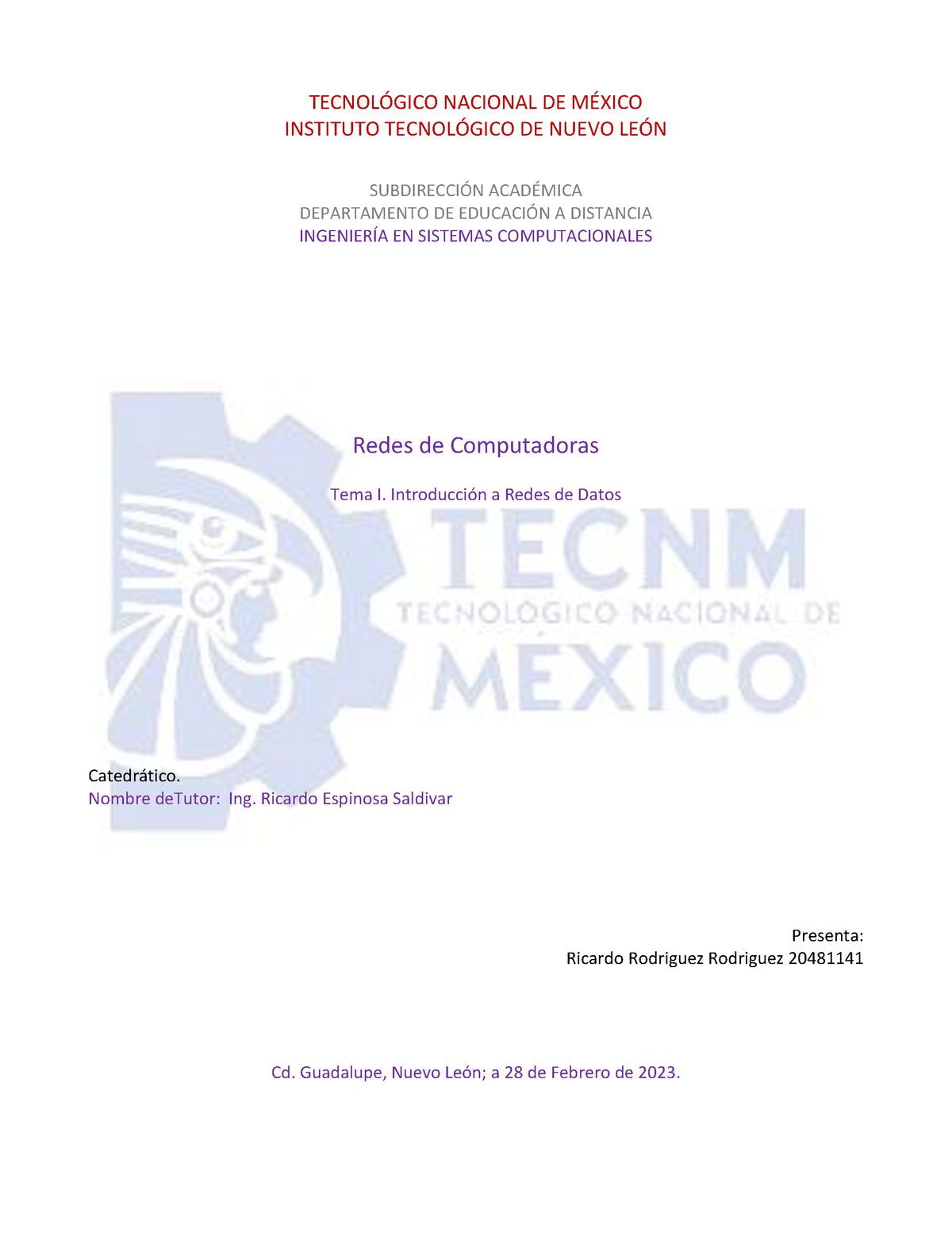 Tarea 4. Acceso Al Medio Inalámbrico - TECNOLÓGICO NACIONAL DE MÉXICO ...