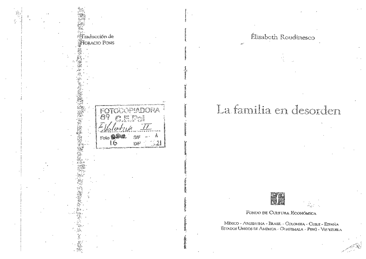 8. Roudinesco, E. (2003 ). “Palabras preliminares”, “Dios Padre