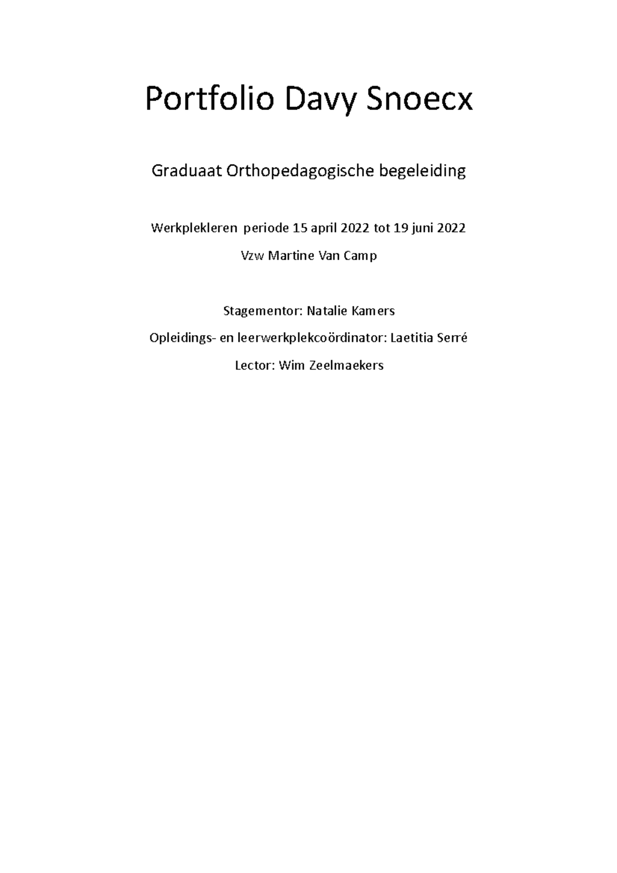 Portfolio-bp2 - UCLL - Portfolio Davy Snoecx Graduaat Orthopedagogische ...