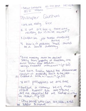 30 Ethic Notes - 411W - Studocu
