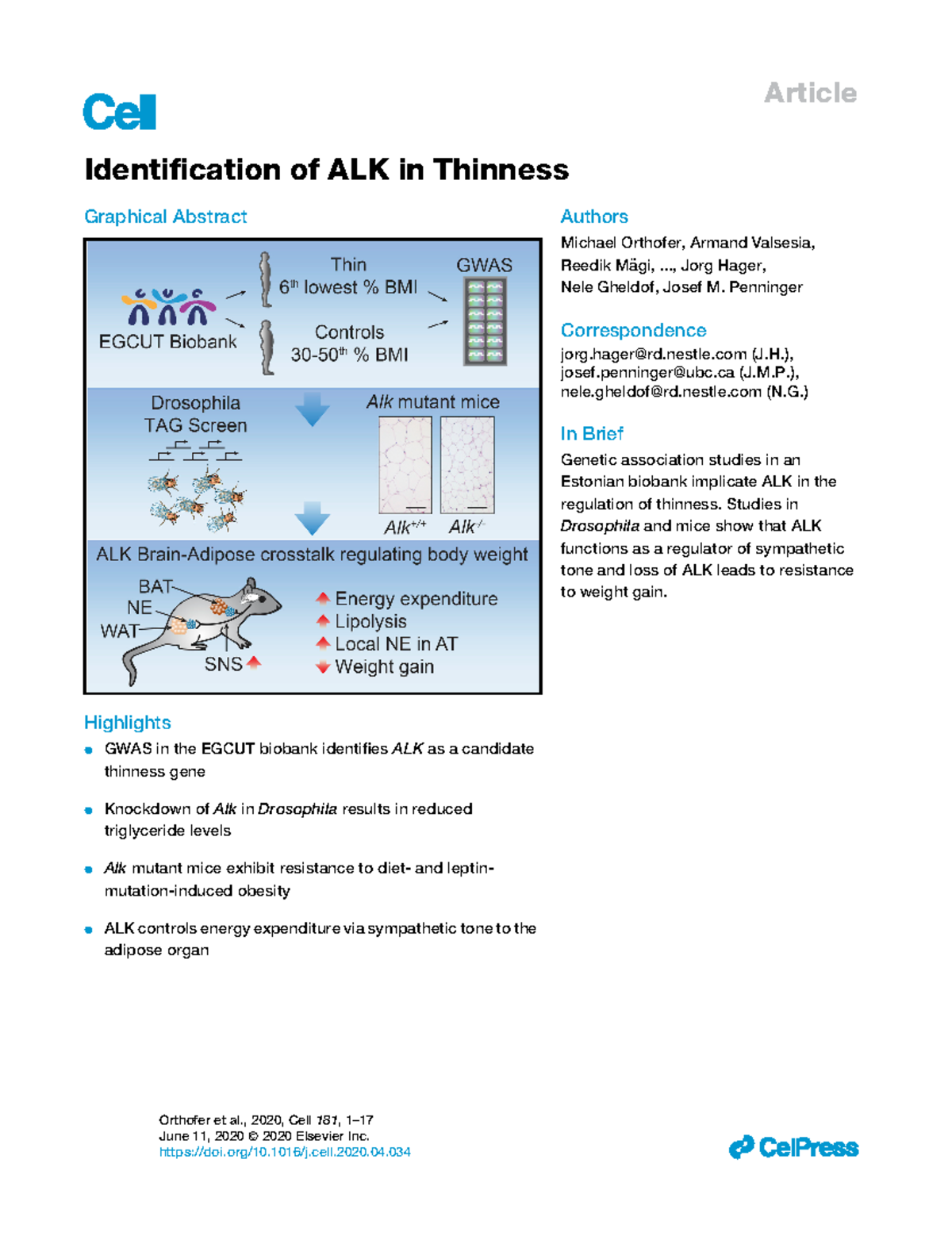 ALK Thinness paper-1 - Good guide - Article Identification of ALK in ...