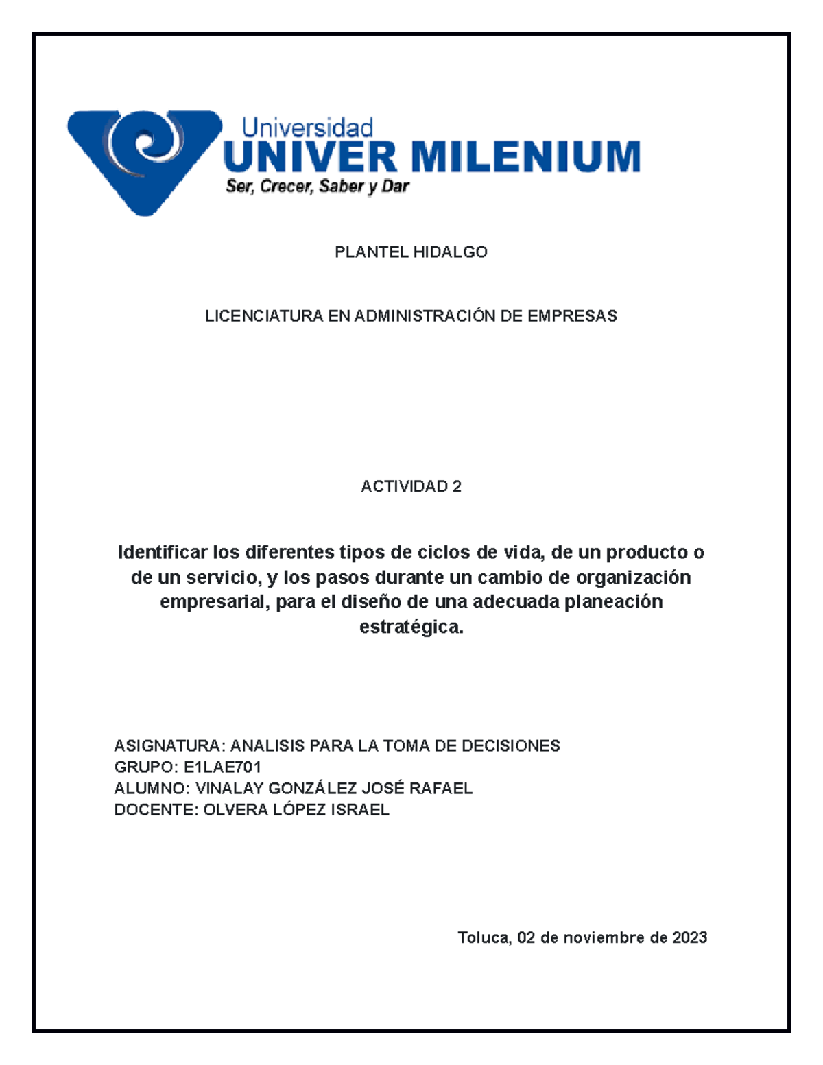 Act Apren 2 JRVG PE - Tarea de planeacion estrategica numero 2 ...