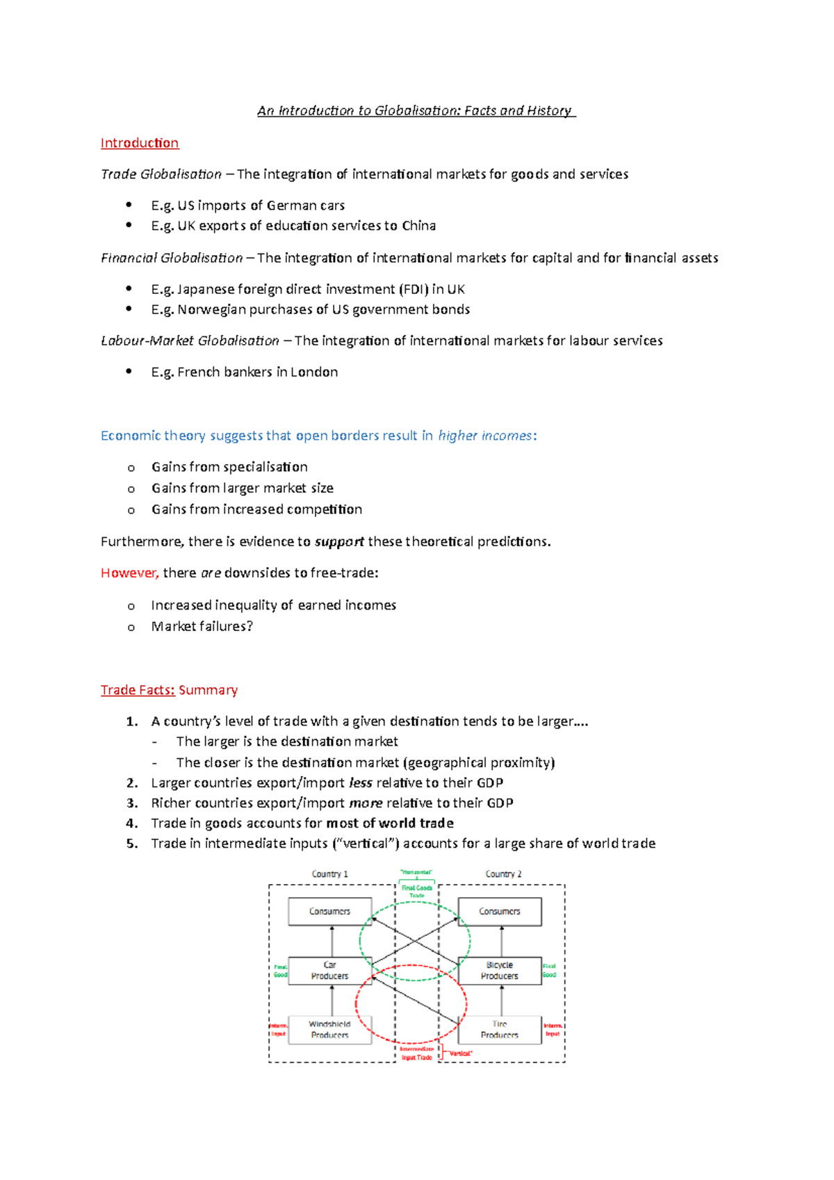 Lecture 1 - An Introduction to Globalisation - An Introduction to ...