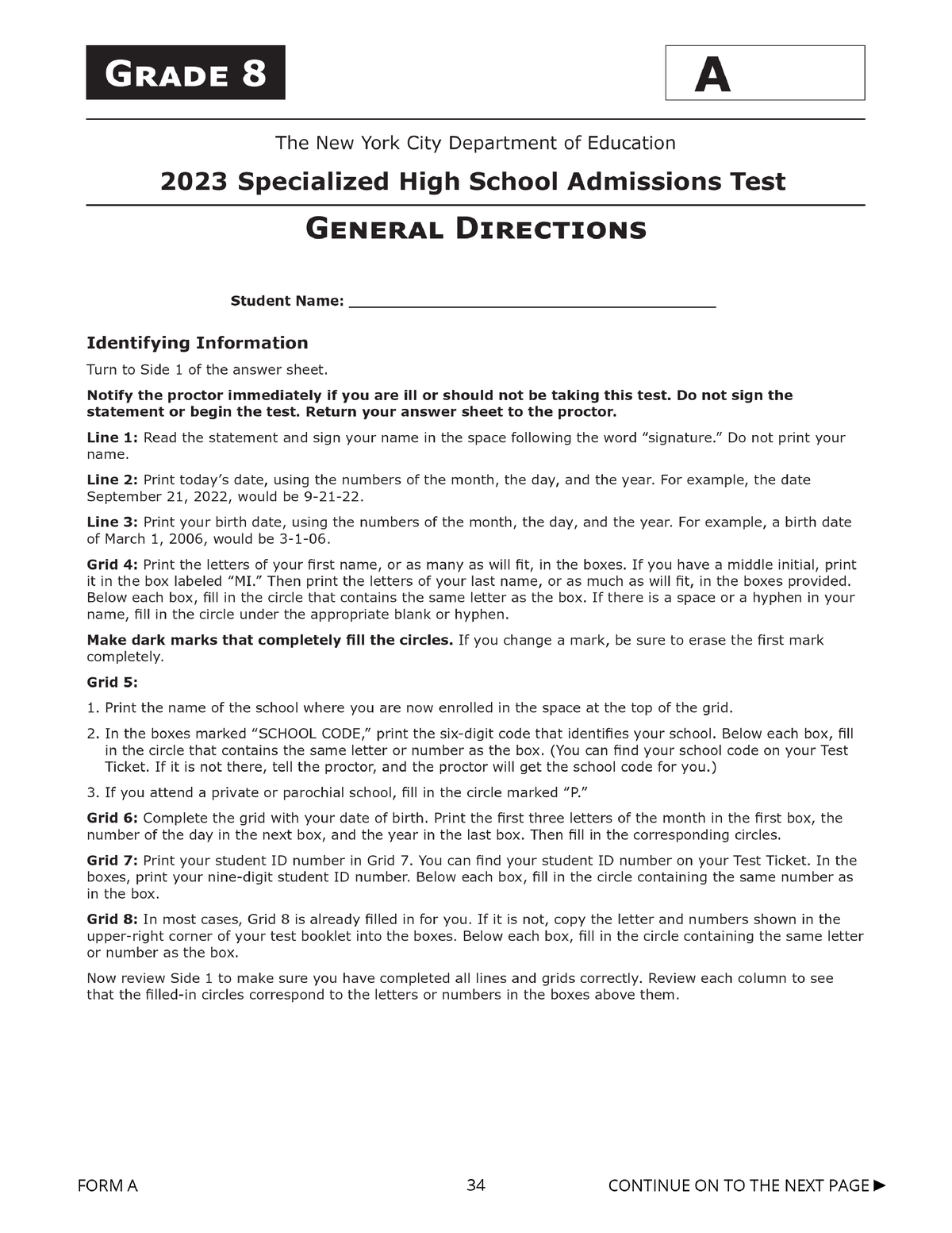 20222023-form-a-practice-test-ela-studocu