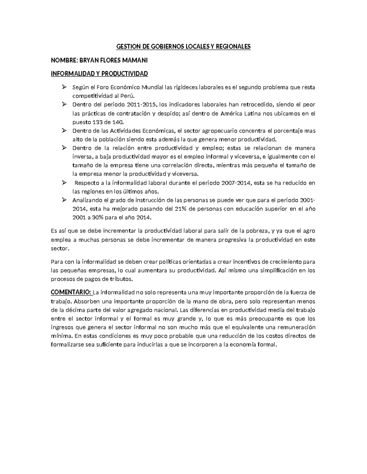 Gestion de Gobiernos Locales y Regionales - GESTION DE GOBIERNOS ...