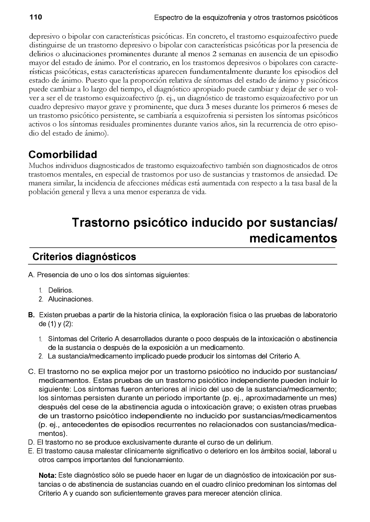 Psicotico Inducido Por Sus 110 Espectro De La Esquizofrenia Y Otros Trastornos Psicóticos 1571