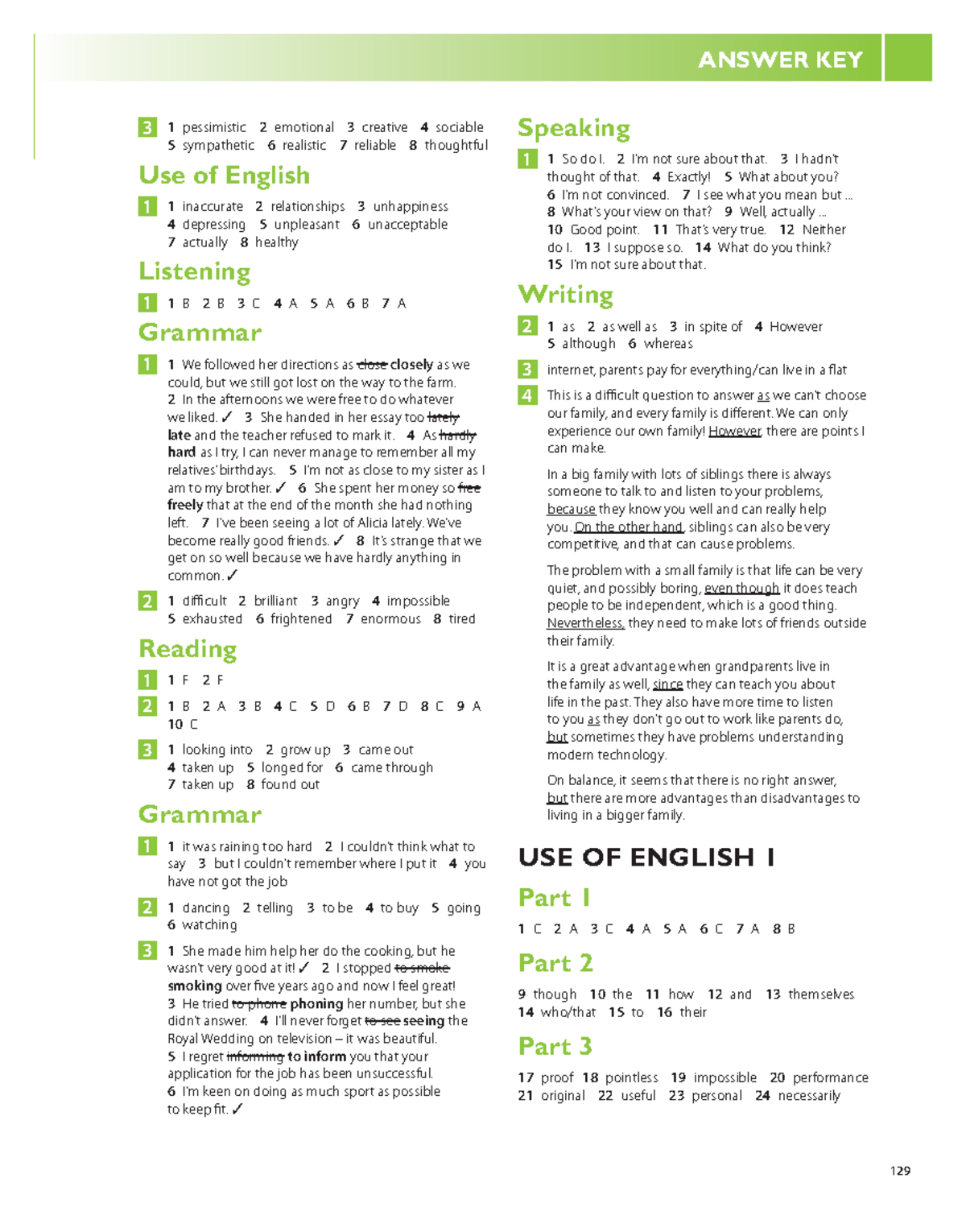 637347431 1 7 PDF Gold First NE 2015 Exam Maximiser Answer Key 1 - 129 ...