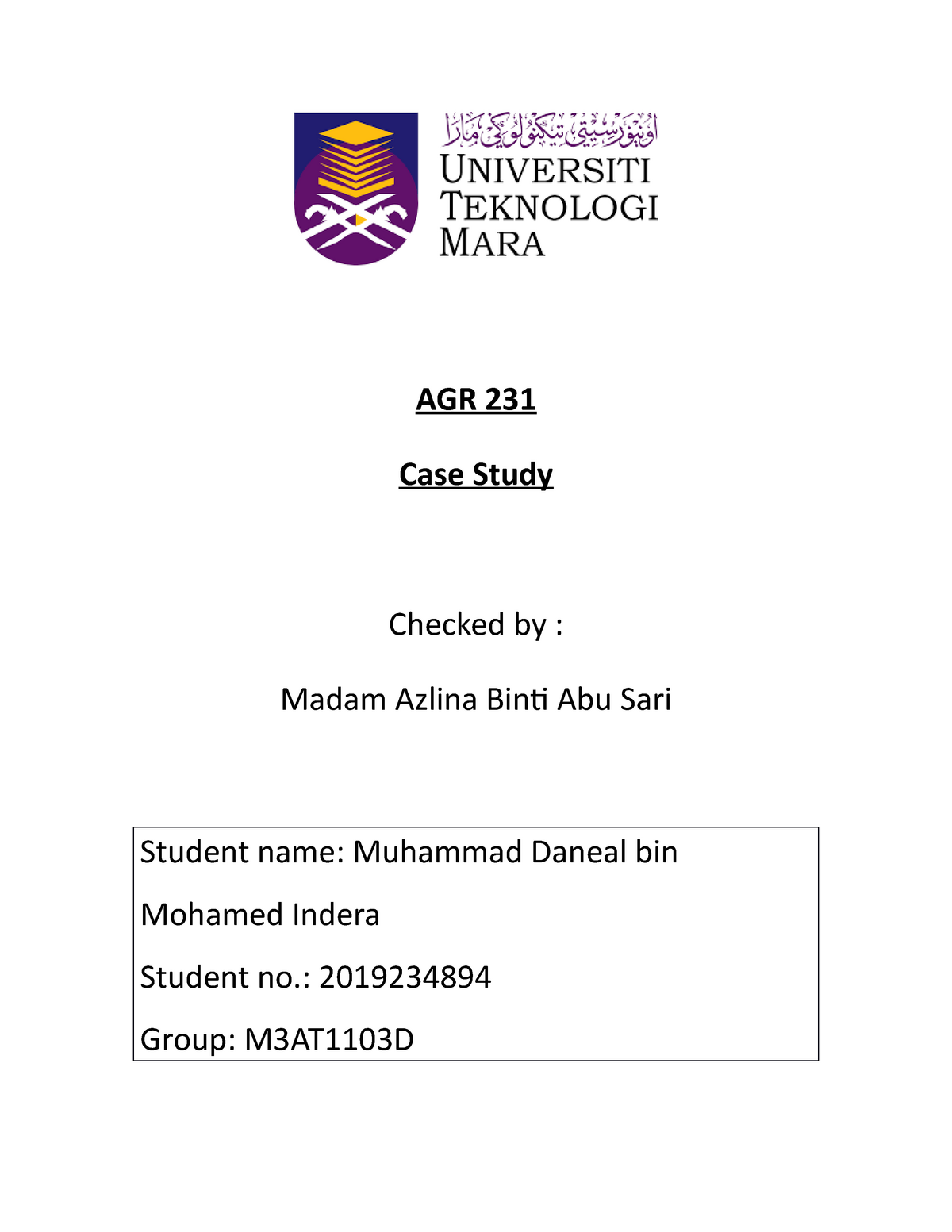 case study examples uitm