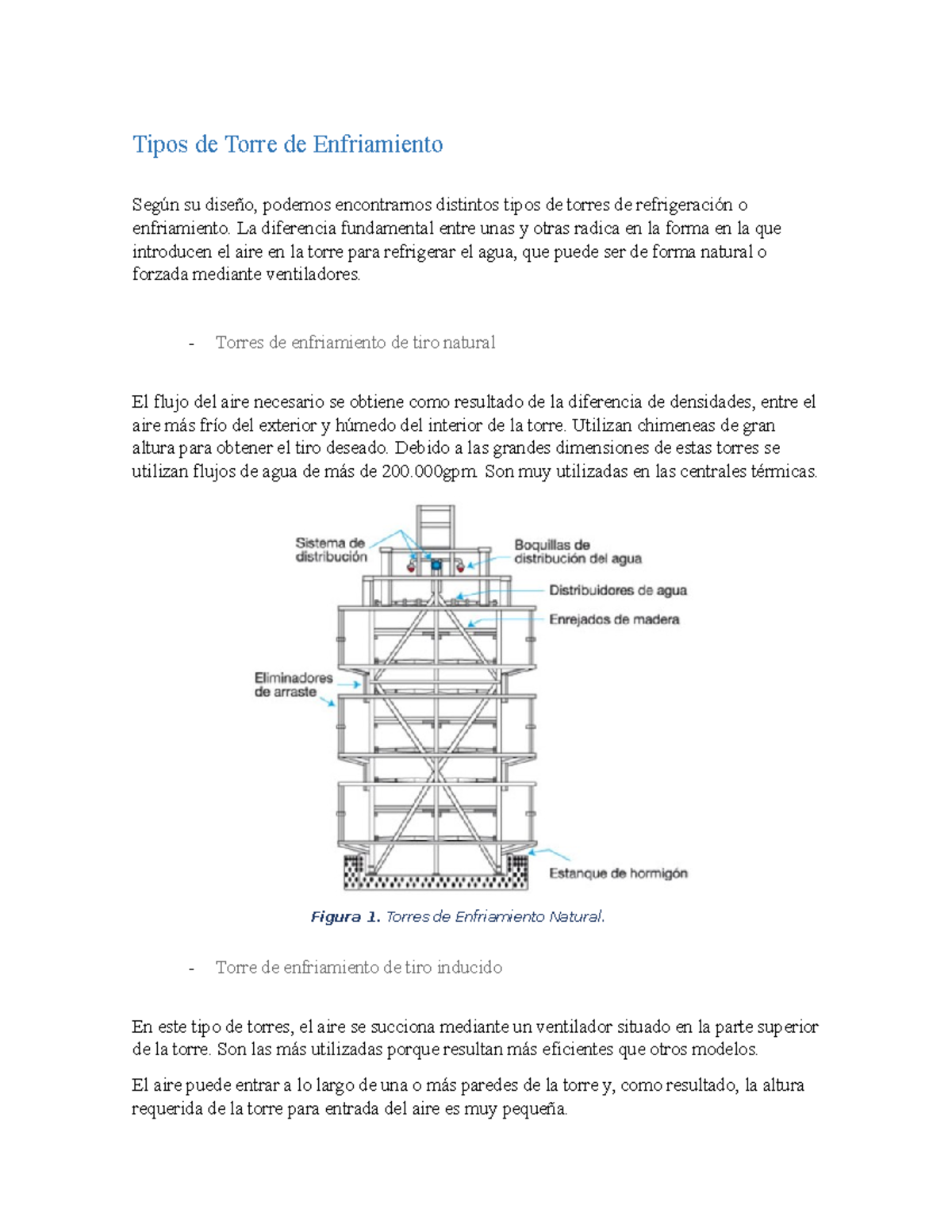 Tipos De Torre De Enfriamiento - Tipos De Torre De Enfriamiento Según ...