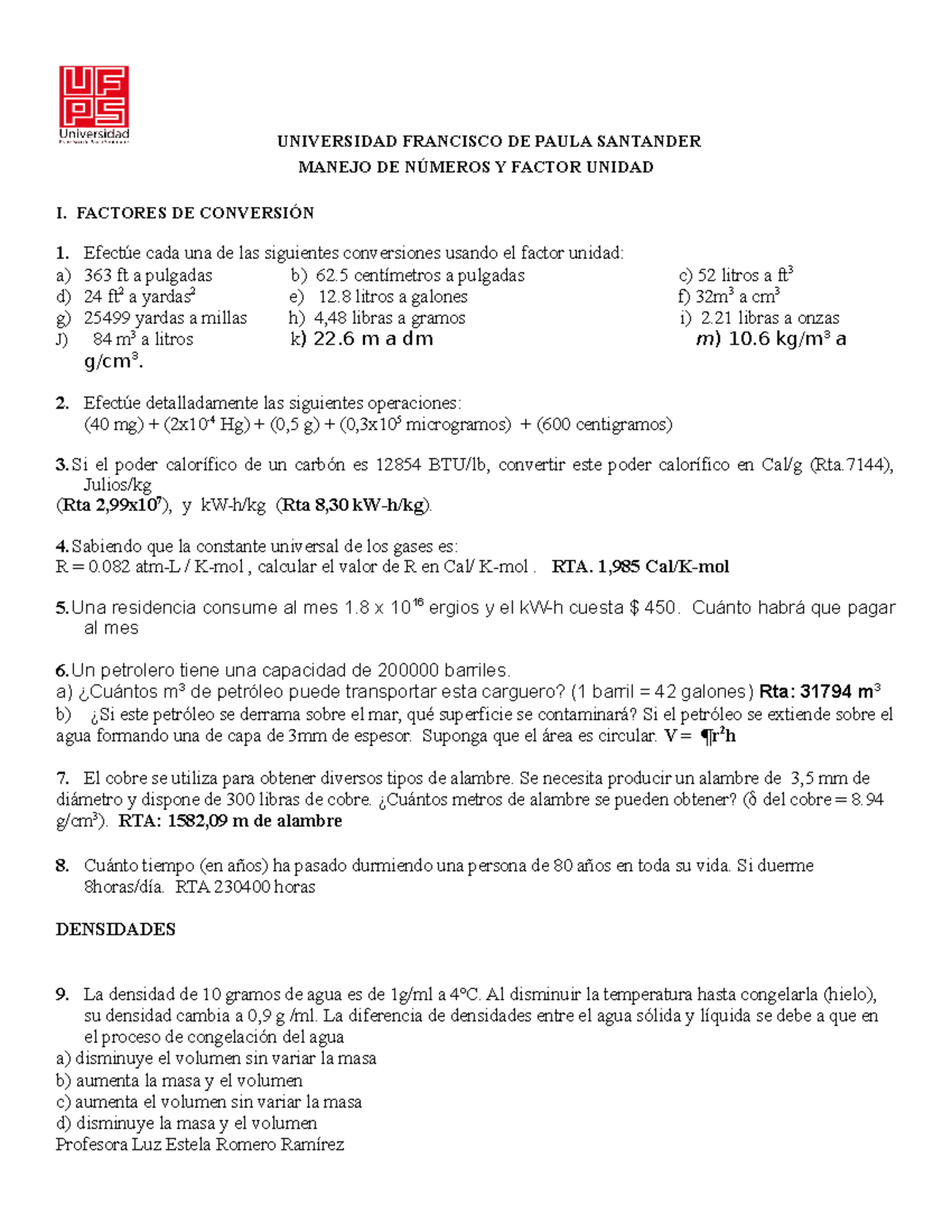 1 Litro Cuantos Cm Cubicos Son Factores DE Conversión - UNIVERSIDAD FRANCISCO DE PAULA SANTANDER MANEJO DE  NÚMEROS Y FACTOR UNIDAD - StuDocu