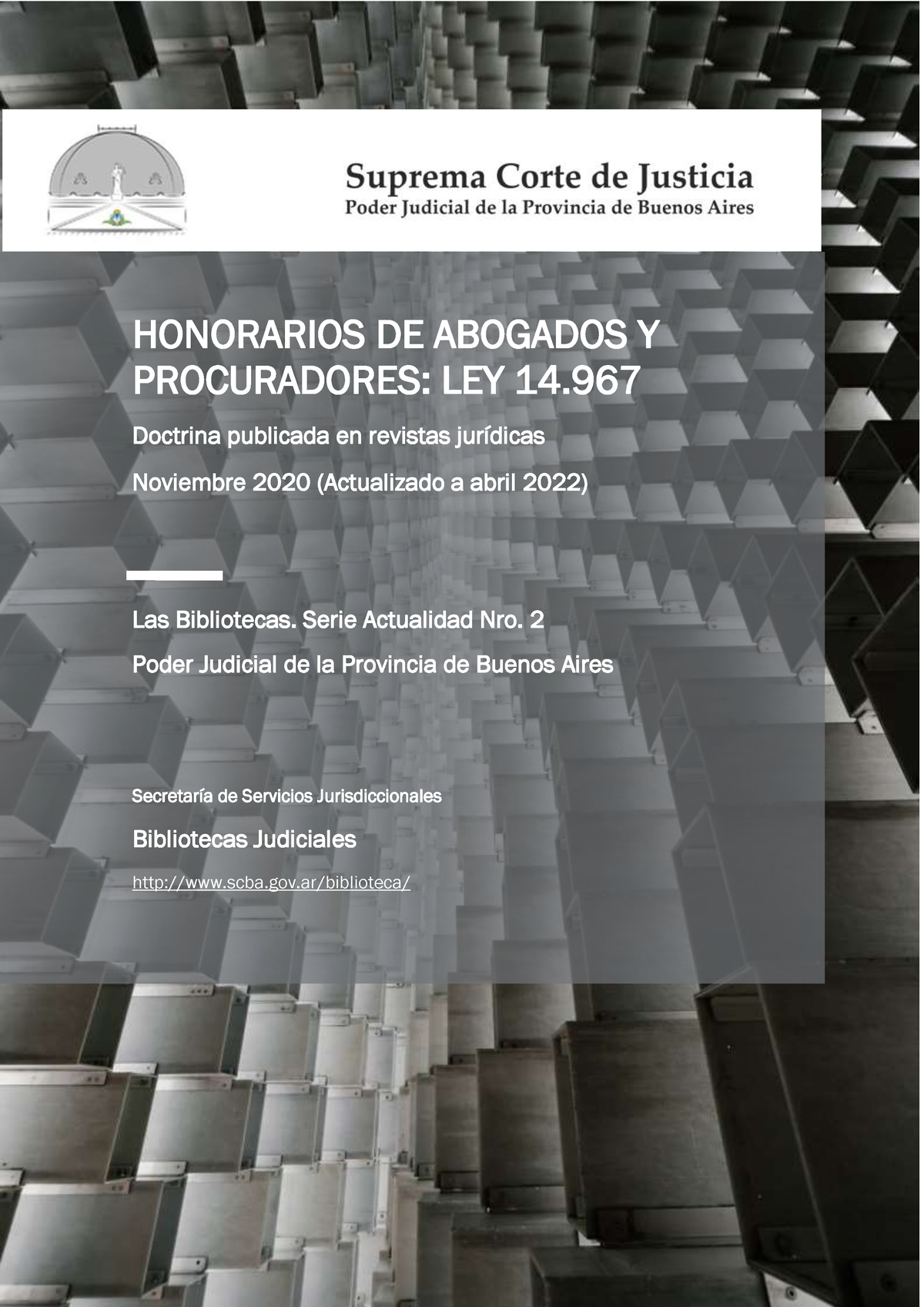 Bibliotecas Actualidad 2 Ley De Honorarios Actualizado Al 13 04 2022 1 Honorarios De Abogados 5980