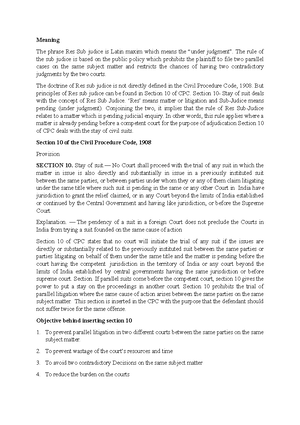 Module 4 CPC - Learned notes - Civil Procedure Code & Limitation Act ...