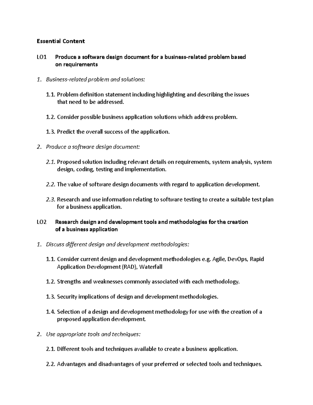 application software assignment