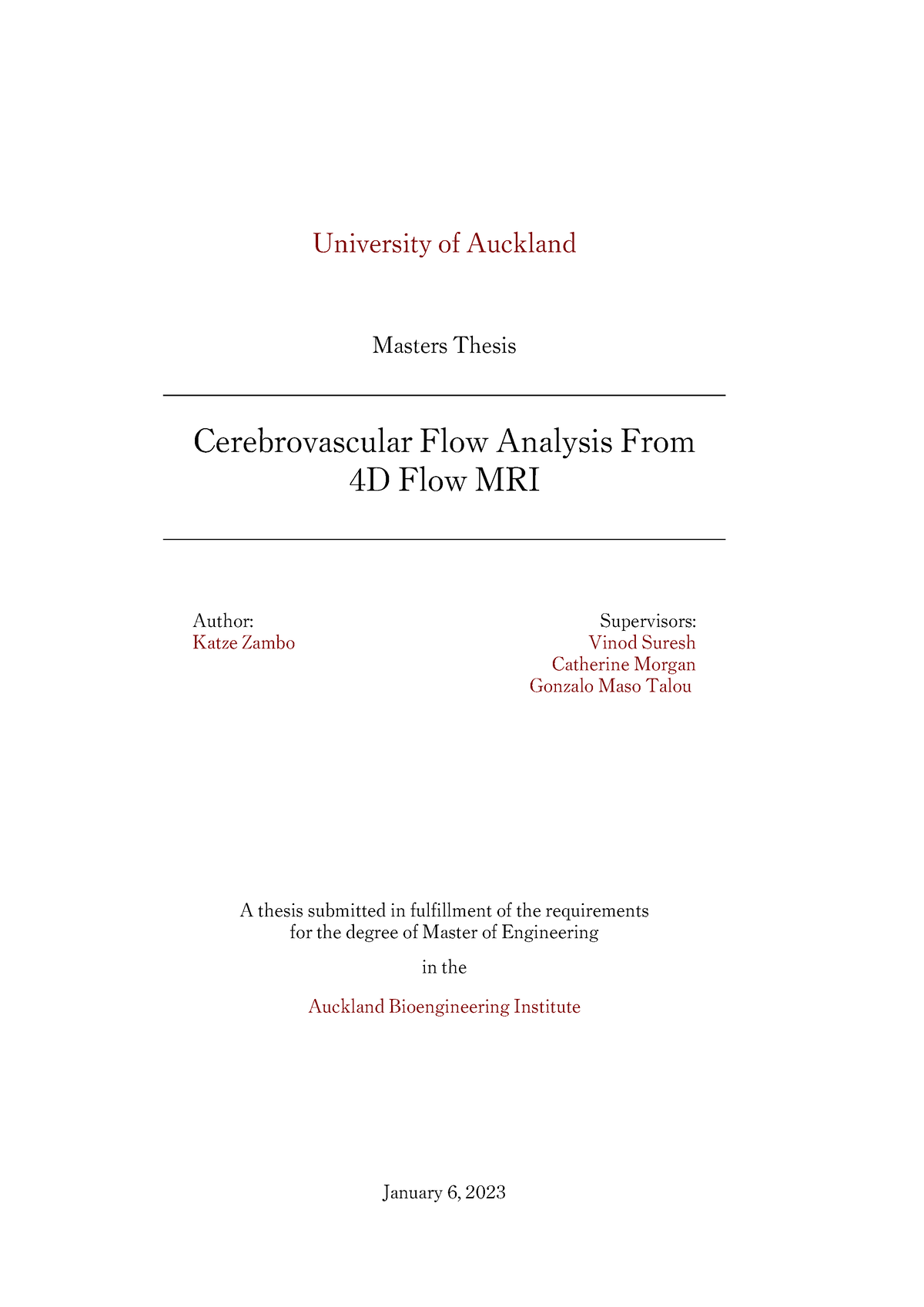 university of auckland masters thesis