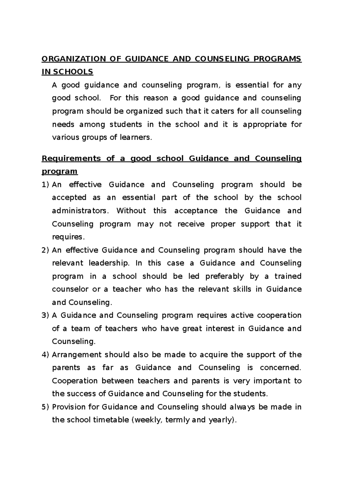 lesson-4-organization-of-guidance-and-counselling-in-schools