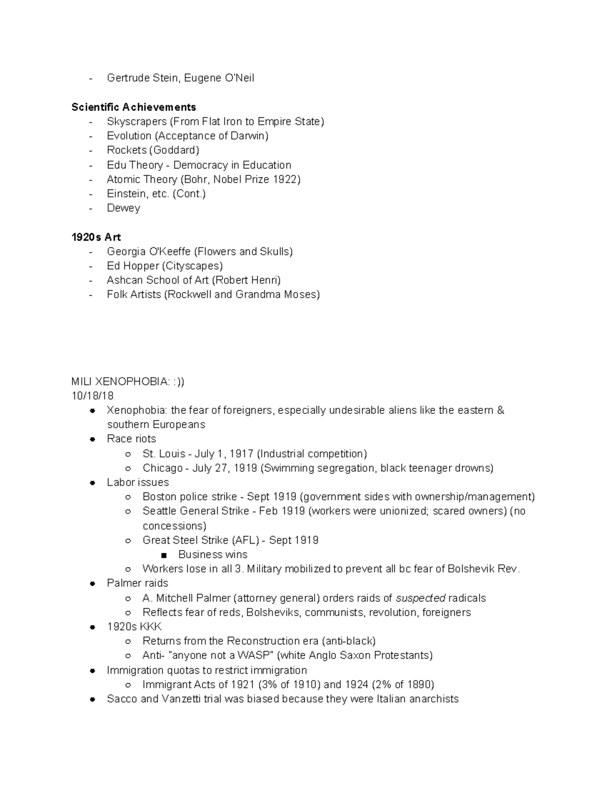 MP1 Apush Prezi Video Notes 31-40 - Gertrude Stein, Eugene O’Neil ...