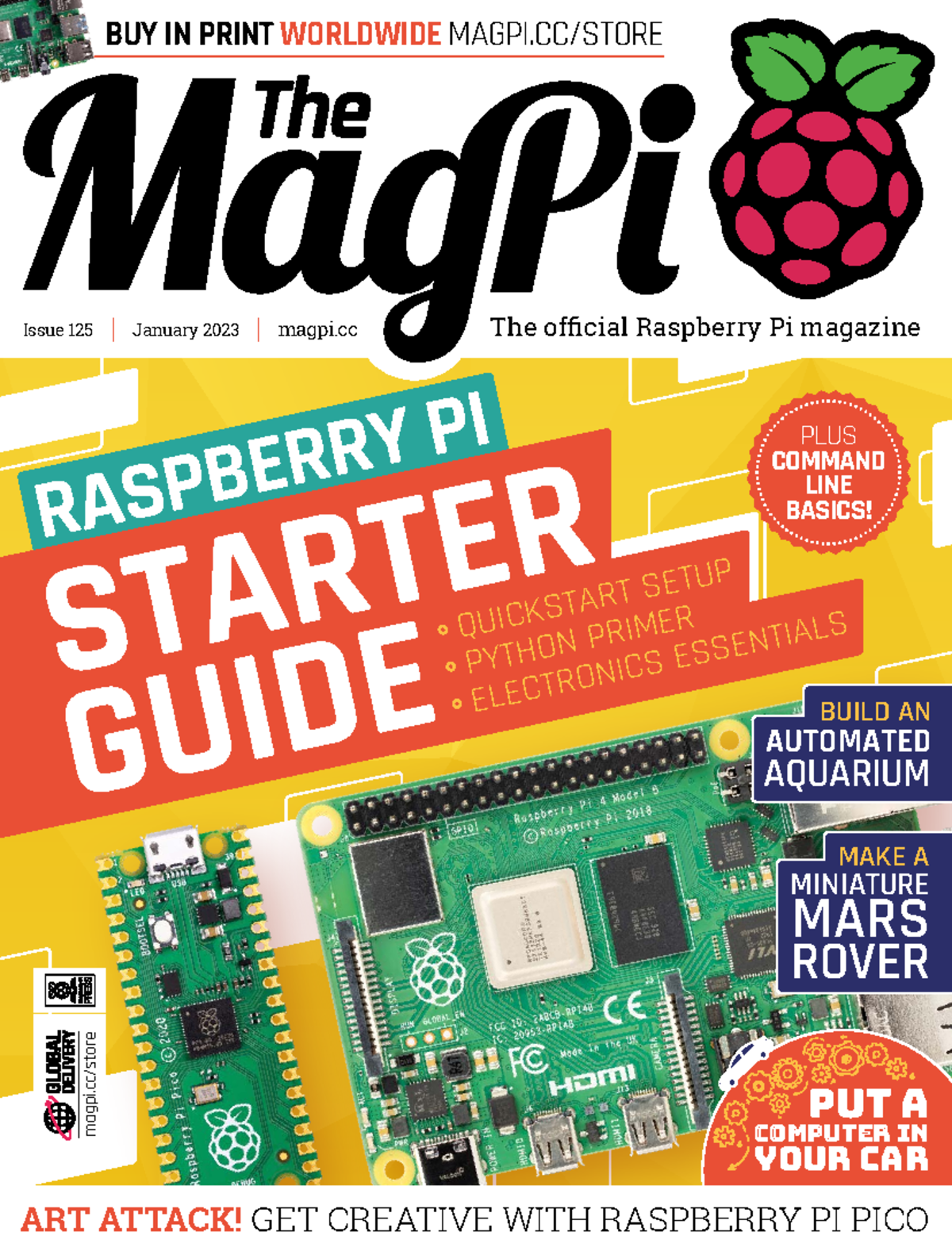 Mag Pi 125 - Test - RASPBERRY PI STARTER GUIDE QUICKSTART SETUP PYTHON ...