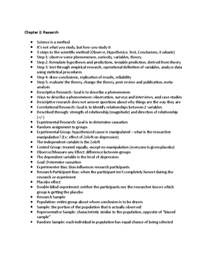 Psych 101 Final Exam Study Guide - Psychology 101 Final Exam Study This ...