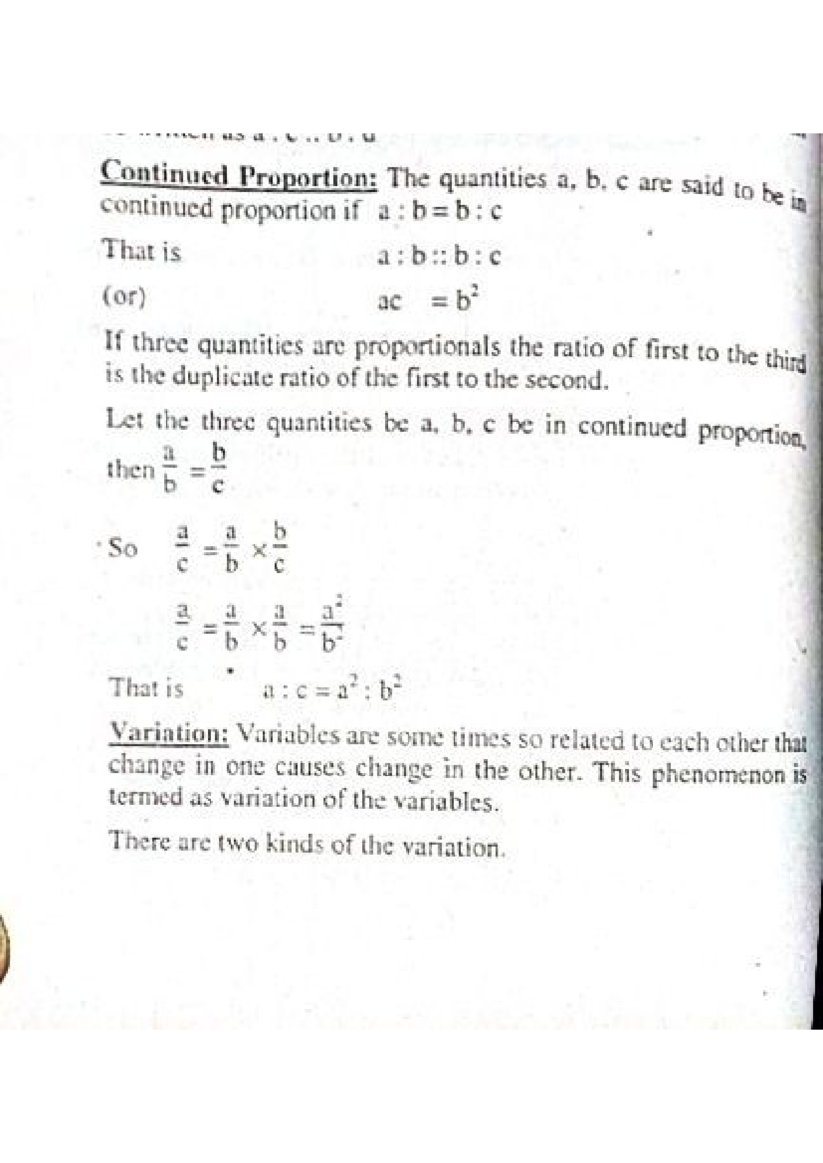 ratio-no-any-continued-proportion-the-quantities-a-b-c-are-said