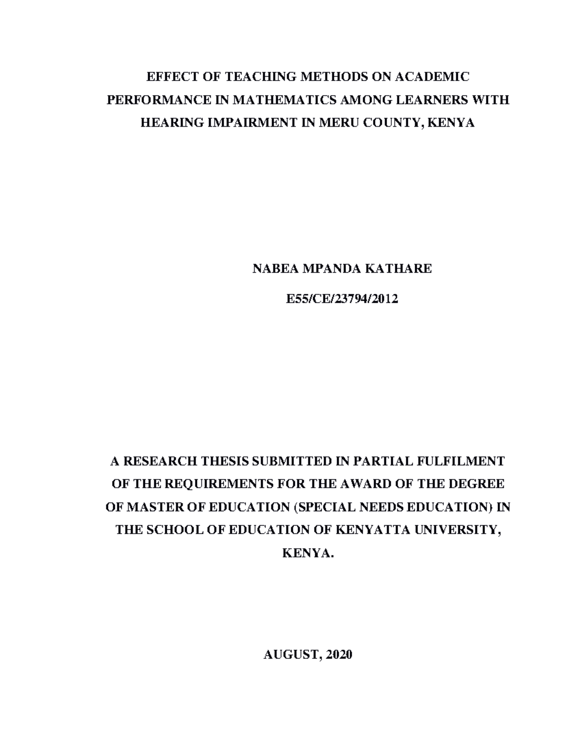 Effect of teaching methods on academic - EFFECT OF TEACHING METHODS ON ...