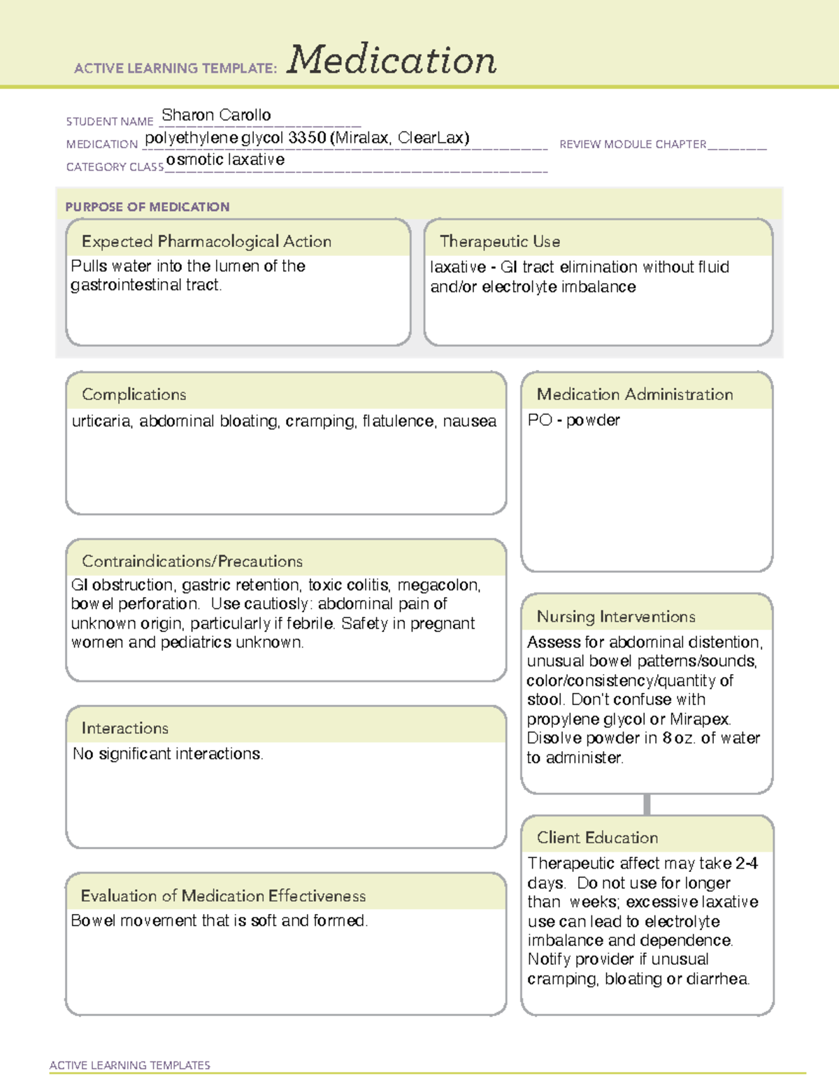 Drug Interactions With Miralax - wvpghu7