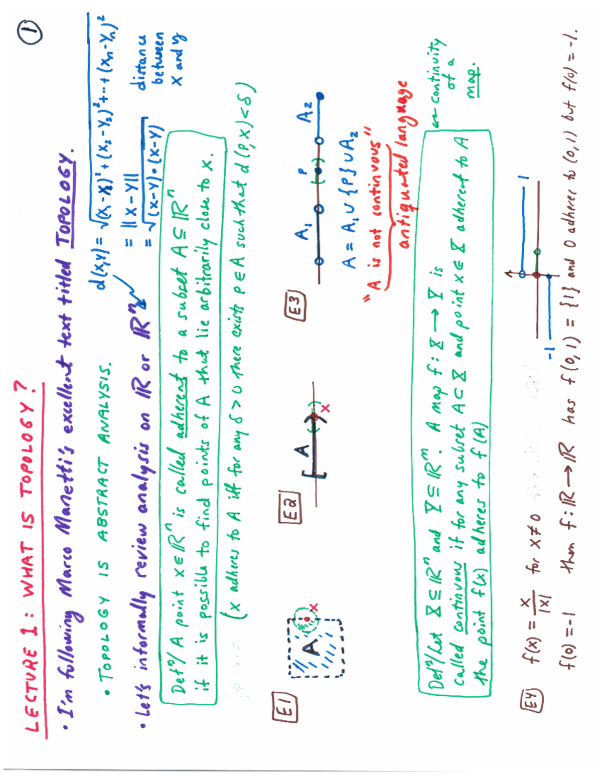 Lecture 1 definition topology Fall2022 - Ogólna teoria względności ...