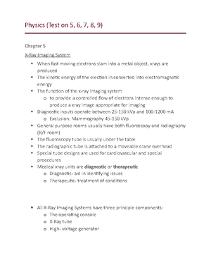 ARRT Definitions - RADIOGRAPHY EXAMINATION CONTENT SPECIFICATIONS ARRT ...